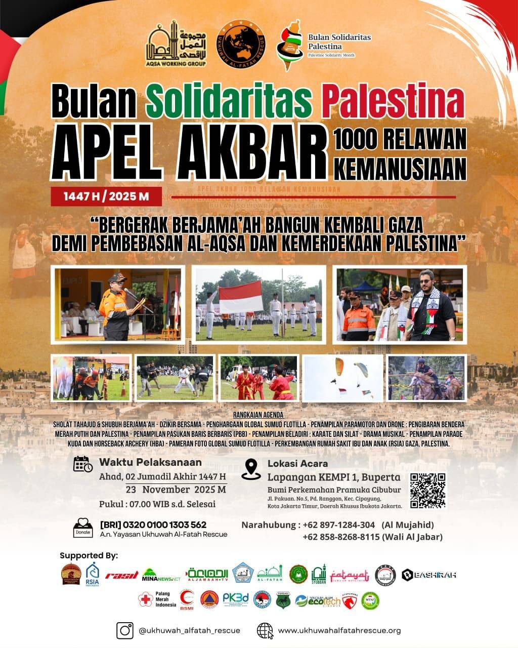 Apel Akbar 1000 Relawan Kemanusiaan Bela Palestina